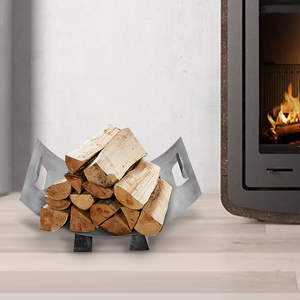 Modern Good Quality Indoor Outdoor Metal Multifunctional Firewood Rack <strong>Fireplace</strong> Accessories <strong>Log</strong> Holder Wood <strong>Basket</strong> High - Product Image 4