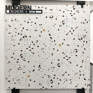 Piastrelle in <span class=keywords><strong>Terrazzo</strong></span> Antiscivolo a Piccole Particelle 600*600, Piastrelle Antiche Opache Impermeabili per Sala da Pranzo e Soggiorno - Product Image 3