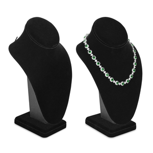 Présentoir à bijoux en cuir brossé - Mannequin multi-tailles pour colliers, vitrine de boutique, présentoir de bijoux - Product Image 4
