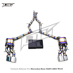 ระบบท่อไอเสีย OEM Boska สำหรับ Mercedes-Benz CLS63 AMG W218 5.5T ปี 2013-2017 ท่อไทเทเนียมน้ำหนักเบาพร้อมชุดควบคุม - Product Image 4