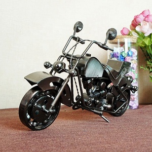 Modellino di Moto Antica in Metallo, Veicolo Giocattolo Pressofuso, Decorazione per la Casa, Vendita Calda 2021 - Product Image 3