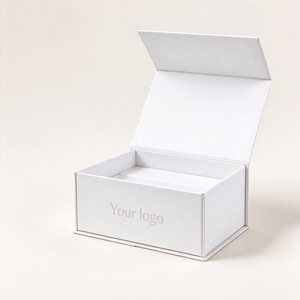 Boîte cadeau rigide à charnière magnétique inclinée personnalisée, luxe, logo en feuille d'or, boîte en papier rigide avec insert en mousse EVA pour bougie parfumée - Product Image 4