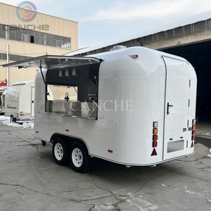 Camión de Comida Móvil de Acero Inoxidable de 4 Metros con Estufa de Gas y Horno, 2 Ejes, Totalmente Equipado, Remolque de Comida para Venta - Product Image 4