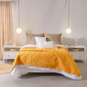 Edredón Vianney Marla 1.8x2.35m con Diseño de Hojas Acolchadas, Ultrafino, para Todas las Estaciones, Ropa de Cama para el Hogar - Product Image 3