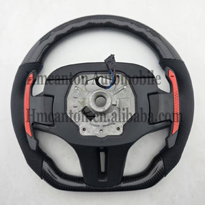 Direct Sales Carbon Fiber Perforated Leather Steering <b>Wheel</b> for BMW G Series M3 G20 G30 G80 M4 G82 M5 CS Car Steering <b>Wheel</b> - Product Image 2