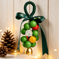 Coffret Cadeau de Noël Savon Artisanal en Boule Parfumé pour Aromathérapie et Nettoyage Corporel, Ornement Suspendu, Vente en Gros, Logo Personnalisé OEM