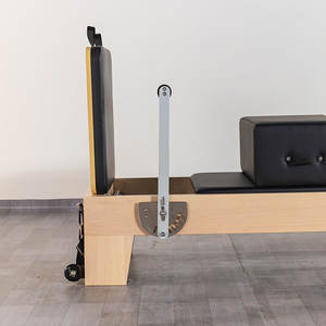 Machine de Pilates Reformer en bois d'érable <span class=keywords><strong>nord</strong></span>-américain de qualité supérieure avec ressorts silencieux pour équipement de studio de yoga - Product Image 6