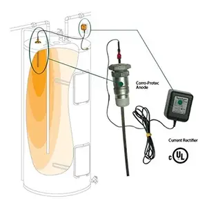 Ánodo de alambre MMO para calentador de agua, nuevo producto y superventas