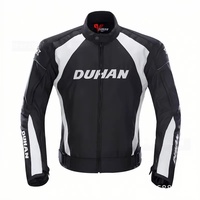 Blouson de moto pour femme DUHAN D-089 avec protections CE amovibles, tissu Oxford anti-déchirure, équipement de conduite toutes saisons pour motardes