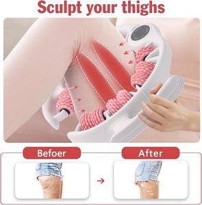 Accessoires de yoga : Rouleau de massage annulaire en U pour mollets, point de relaxation, bâton de massage pour jambes - Product Image 3