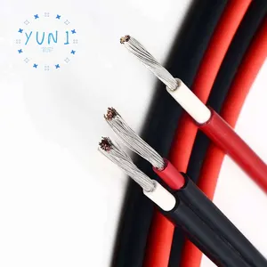YUNI-tps 2 cores plus earth flat cable flat tps cable pvc v90 insulated 3v90 sheathed pure copper conductor