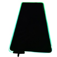 Tapis de souris XXL pour jeux OEM, RGB, extensible, en caoutchouc, tapis de souris pour gamer, tapis de clavier de bureau en stock