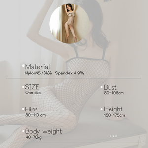 Collants Intégral en Gros <span class=keywords><strong>Pas</strong></span> <span class=keywords><strong>Cher</strong></span> pour Femmes, Tendance, Évidé, Dentelle, Résille - Product Image 6