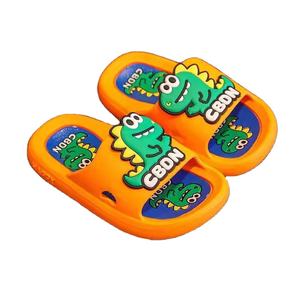 Novedad de verano, chanclas de dibujos animados para niños, zapatillas, suela blanda antideslizante, diseño de dinosaurio para interiores - Product Image 1