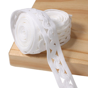 High Quality Custom Underwear <strong>Ruffle</strong> <strong>Elastic</strong> Trim <strong>Elastic</strong> Strap 25mm <strong>Elastic</strong> Waistband for Boxers Wedding Dress Evening Gown - Product Image 2