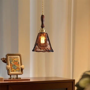 Lampu Samping Tempat Tidur Gaya Cina, Liontin Pelindung Mata, Retro dan Berkesan, Dekorasi Bar, Dekorasi Aula Masuk - Product Image 2