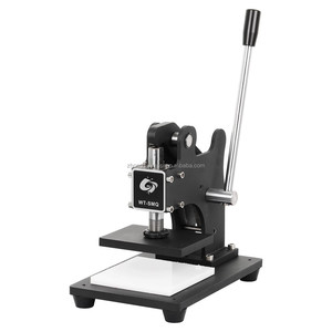 Prensa manual de troquelado para papel y cuero; Máquina de troquelado manual para cuero - Product Image 1