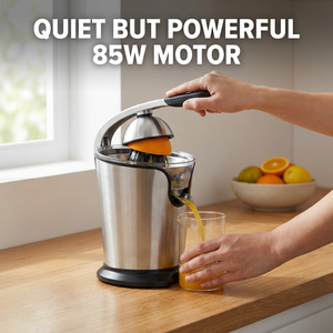 <span class=keywords><strong>Presse</strong></span>-<span class=keywords><strong>agrumes</strong></span> portable électrique en acier inoxydable pour oranges et citrons, 160W, sans BPA, pour un pressage frais, modèle français, pour usage domestique transfrontalier - Product Image 6
