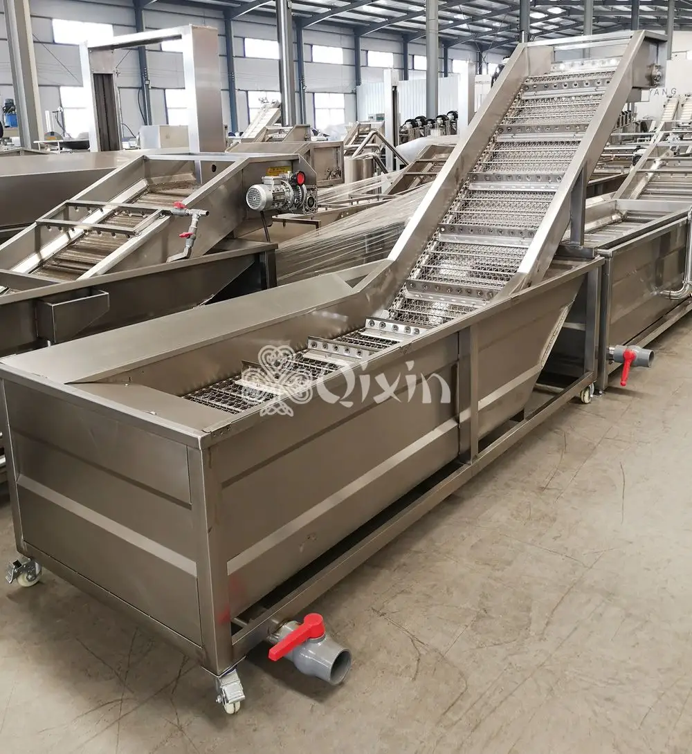 Hot Sale Industrial Fruit Palm Dates Brush Cleaning Ozone Drying Washing And Peeling Machine