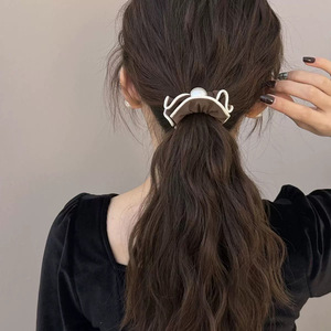 Coletero de Tela con Perlas Estilo Coreano, con Perlas Redondas para Uso Casual, Verano 2025 - Product Image 3