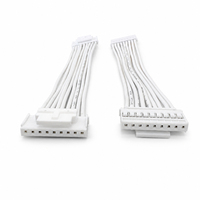 Cable personalizado Xinya con aislamiento de silicona, terminal de cobre estañado de doble extremo JST Molex, hebilla de bloqueo HY2.0, clasificación 3KV