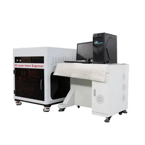 High-speed scanning 3d photo laser glass/crystal inner engraving machine