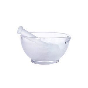 Mortier en verre borosilicate transparent Degao avec pilon, anti-corrosion, haute dureté, outil de laboratoire pour le broyage et le mélange de fines échantillons - Product Image 1