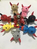 Chaîne de téléphone portable en forme de poupée voodoo avec identification CE, nouveau design, cadeaux de festival, peluche, porte-clés en forme de poupée voodoo pour enfants