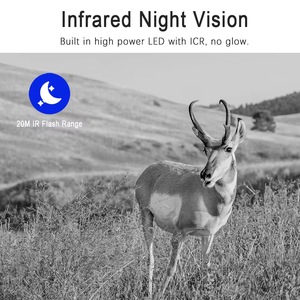 Wild Hunting 4G LTE Trail Camera SIM Wireless 940 senza bagliore visione notturna verde mimetico pannello solare con sensore di elemento CMOS - Product Image 4