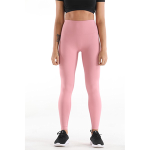 High Waist Women's Solid Yoga Pants Quick Dry Breathable Eco-Friendly Stretch Fitness <b>Leggings</b> Sporty Style - Product Image 4