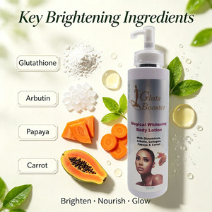 Lozione Corpo OEM con Ingredienti Naturali, Sbiancante Magico, Elimina le Macchie Scure, Uniforma il Tono della Pelle, con Arbutina, Papaya e Carota per Pelle Africana - Product Image 5