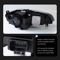 Faro delantero automático para BMW X5 E70 2007-2013, actualización láser, Plug and Play, D2H universal, DRL, señal de giro, luz de carretera