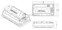 Contrôleur de moteur CC sans balais étanche IP67 VOTOL EM200-2 72V 350A pour vélo électrique, moto, scooter