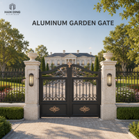 Kit complet en aluminium pour portail, clôture et garde-corps, thermolaqué, résistant aux UV, écologique, sur mesure pour projets de villas et jardins, direct usine