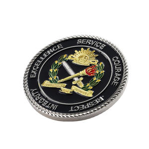 Koleksi koin emas perak Enamel baru 2025 koin tantangan kustom pabrik koin ganda logam Aloi seng Logo 2d 3D untuk suvenir - Product Image 2