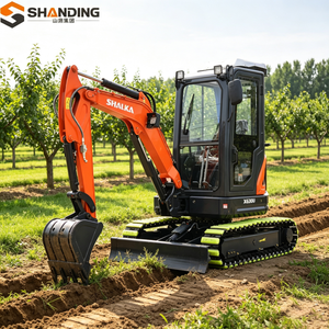 Mini excavadora compacta de 3t de fábrica china, nueva microexcavadora, mini excavadora hidráulica sobre orugas, pequeña excavadora. - Product Image 2