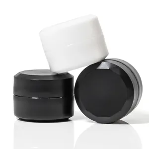 Runde 2G Pot Jar Kosmetik Reise Probe farbige Kunststoff Kosmetik Jar Dip Powder leere Gläser für Kosmetik