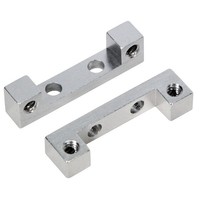 Blok Pemasangan Bantalan CNC dari Aluminium Alloy Presisi untuk Braket Bantalan Bola pada Printer 3D, Robotika, dan Otomasi