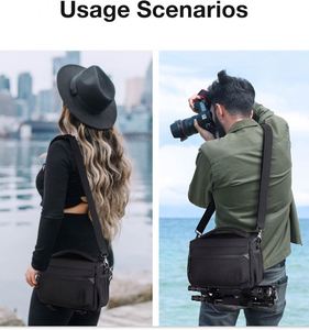 Sac à dos pour appareil photo, échantillon gratuit, sac pour appareil photo reflex numérique/SLR/sans miroir pour photographes, revêtement en cuir imperméable - Product Image 2