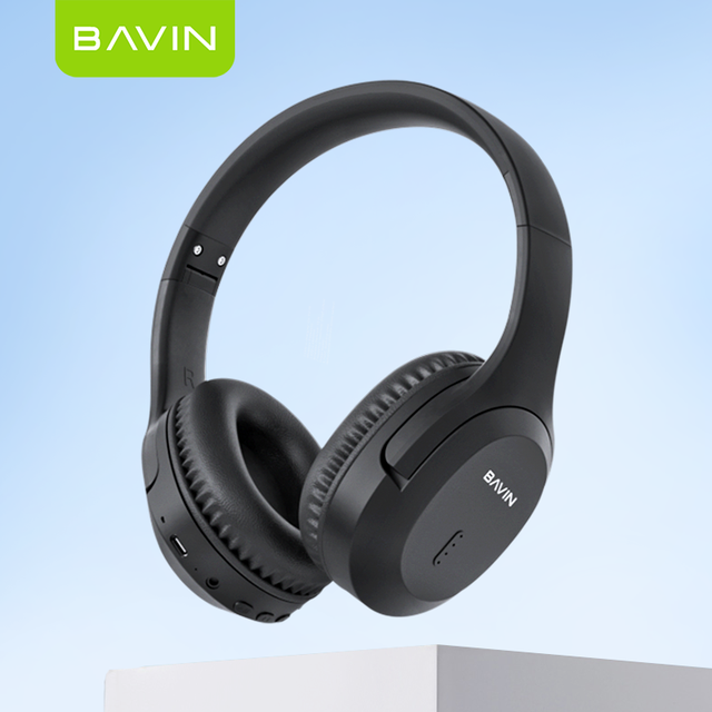 BAVIN HiFi Sound BH50 Low Gaming Latency Wireless BT V5.3 Wire Two Modes Headset Headphones