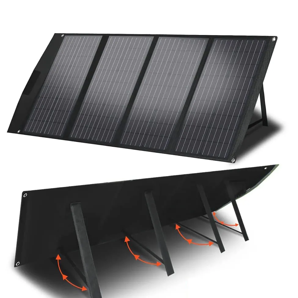 100w 150w 200w 300w 접이식 태양열 충전 태양광 패널 휴대용 태양 전지 패널 야외 접이식 태양 전지 패널