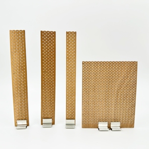 Mèches de bougies avec supports métalliques - Mèches en <span class=keywords><strong>bois</strong></span> naturelles et sans fumée pour la fabrication de bougies DIY, mèches en <span class=keywords><strong>bois</strong></span> pour bougies à la cire de soja - Product Image 3
