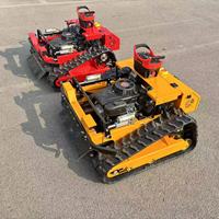 Tondeuse à gazon professionnelle télécommandée CE Euro 5, moteur essence, robot chenillé tout-terrain pour jardin