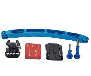 WESPORT Casque de caméra CNC multicolore <span class=keywords><strong>Support</strong></span> en alliage d'aluminium incurvé Bâton de selfie Convient pour Gopro Hero 13 12 11 10 9 8 - Product Image 6