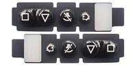 Clavier en silicone personnalisé pour appareils électroniques, fabricant OEM, certifié RoHS/REACH, durée de vie des touches de plus d'un million de touches