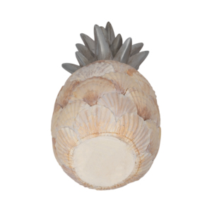 Scultura di ananas a forma di conchiglia, decorazione nautica per la casa, il bagno, il soggiorno, il tavolino da caffè - Product Image 6