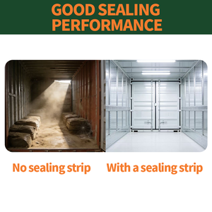 Bande d'étanchéité pour porte de conteneur <span class=keywords><strong>en</strong></span> PVC co-extrudé, flexible, robuste, résistante aux intempéries, sur mesure, directement de l'usine, pour l'expédition - Product Image 3