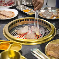 Dansen Plaque de cuisson électrique en céramique professionnelle, Barbecue sans fumée, Gril coréen, Table de barbecue KBBQ, Gril Hotpot, En vente