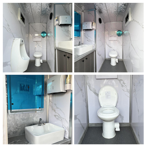 Unité mobile de luxe pour salle de bain et <span class=keywords><strong>douche</strong></span>, intégrée, pour extérieur, avec toilettes, fournie directement par l'usine - Product Image 2