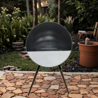 Nouveau design – Ensemble de patio extérieur avec brûleur à alcool, foyer au gaz pour jardin et intérieur, grande chaudière portative sans fumée Zhuoyue